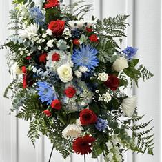 Patriotic Standing Spray