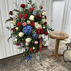 Patriotic Standing Spray !!