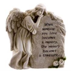  Leaning Angel Memorial Stone
