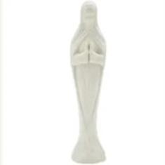White Ceramic Madonna Figurine