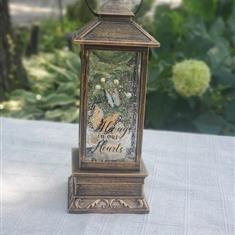Globe lanter with light